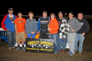 WIN #2 FOR JOHN AT HUMBOLDT SPEEDWAY!